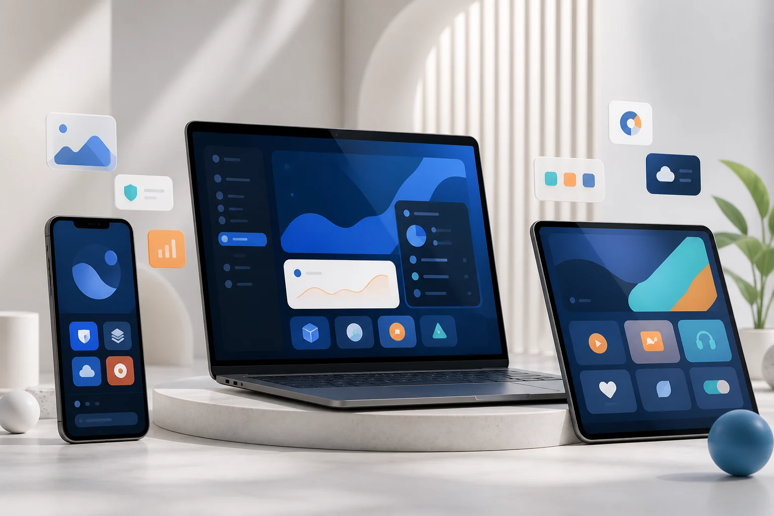Mobile and web application development